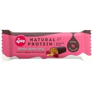 Vive Natural Protein Snack Bar 49 g - arašídové máslo/jelly