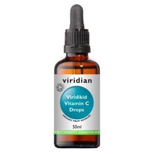 Viridian Nutrition Viridian Viridikid Vitamín C v kapkách pro děti Organic 50 ml