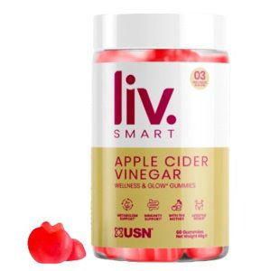 USN (Ultimate Sports Nutrition) USN LivSMART Apple Cider (Jablečný ocet) Gummies 60 želé bonbónů