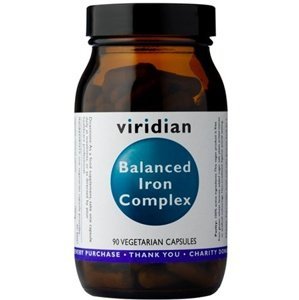 Viridian Nutrition Viridian Balanced Iron Complex (Komplex železa s vitamíny) 90 kapslí