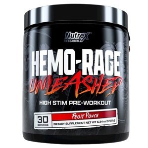 Nutrex Hemo-Rage Unleashed 30 dávek - pomeranč/mango