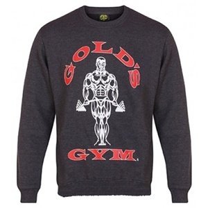 Golds Gym Gold's Gym Crewneck Sweater Pánská mikina tmavě šedá - S