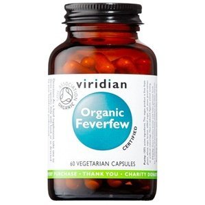 Viridian Nutrition Viridian Feverfew Organic 60 kapslí