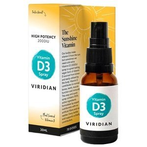 Viridian Nutrition Viridian Vitamin D3 2000 IU Spray 20 ml