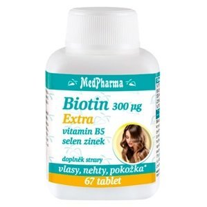 Medpharma Biotin 300 Extra + B5, Se, Zn 67 tablet