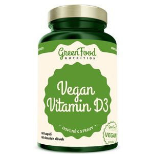 GreenFood Vegan Vitamin D3 60 kapslí PROŠLÉ DMT (5.23.2023)