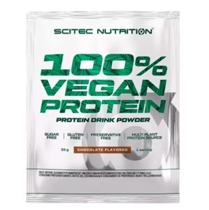 Scitec Nutrition Scitec 100% Vegan Protein 33 g - lískový/vlašský ořech