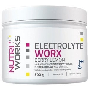 NutriWorks Electrolyte worx 300 g - lesní plody/citrón