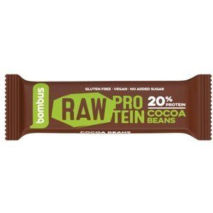 Bombus Raw Protein bar 50 g - kakaové boby