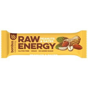 Bombus Raw Energy bar 50 g - arašídy/datle