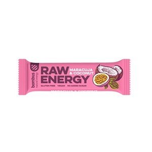 Bombus Raw Energy bar 50 g - marakuja/kokos