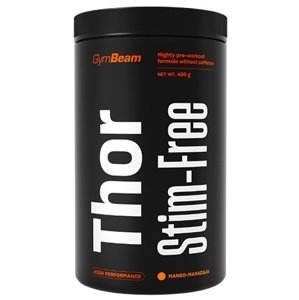 GymBeam Pre-Workout Thor Stim-free 420 g - mango/marakuja