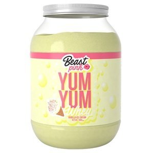 GymBeam BeastPink Protein Yum Yum Whey 1000 g - vanilková zmrzlina