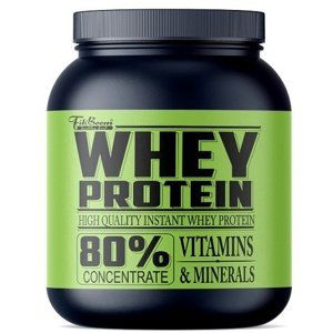 FitBoom Whey Protein 80 % 2250 g -  jablečný koláč