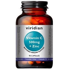 Viridian Nutrition Viridian Vitamin C 500 mg + Zinc 90 kapslí PROŠLÉ DMT