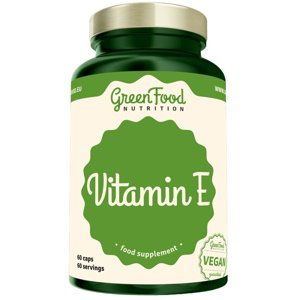 GreenFood Vitamin E 60 kapslí