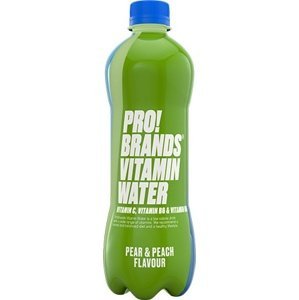 FCB ProBrands Vitamínová voda 555 ml - hruška/broskev VÝPRODEJ 31.3.2024