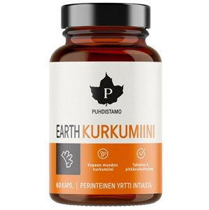 Puhdistamo Earth Kurkumiini 60 kapslí