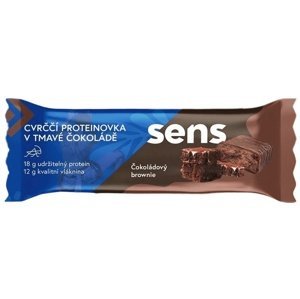 Sens Cvrččí proteinová tyčinka v tmavé čokoládě 60 g - Čokoládový brownie