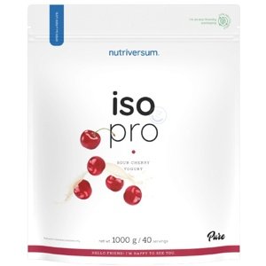 Nutriversum Iso Pro Protein 1000 g - kyselá višeň/jogurt