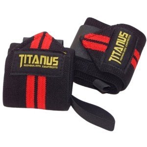 Titánus Bandáže na zápěstí - černo/červené