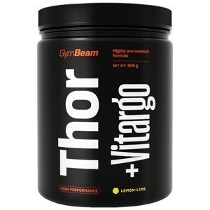 GymBeam Předtréninkový stimulant Thor Fuel + Vitargo 600 g - citrón/limetka
