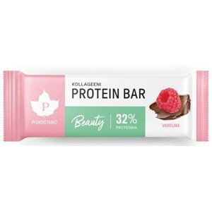 Puhdistamo Collagen Protein Bar 30 g - malina VÝPRODEJ (12. 9. 2023)