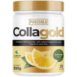 PureGold Collagold + kys. hyaluronová 300 g - citron