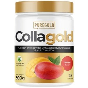 PureGold Collagold + kys. hyaluronová 300 g - mango