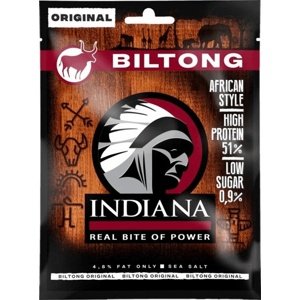 Indiana Jerky sušené maso 80 g - biltong (uzené hovězí)