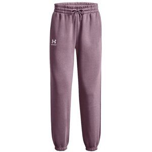 Dámské fleecové tepláky Under Armour Essential Fleece Joggers - misty purple - M - 1373034-500