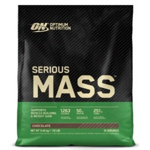 Optimum Nutrition Serious Mass 5450 g - vanilka