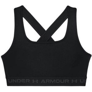 Dámská kompresní podprsenka Under Armour Crossback Mid Bra - black - XXL - 1361034-001