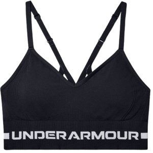 Dámská kompresní podprsenka Under Armour Seamless Low Long Bra - black - XL - 1357719-001