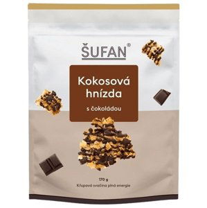 Šufan Kokosová hnízda 170 g - s čokoládou