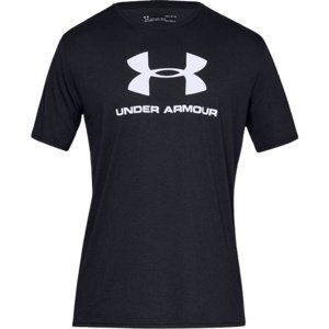 Pánské triko Under Armour SPORTSTYLE LOGO SS - black - XL - 1329590-001