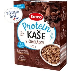 Emco Protein kaše 3x55 g - čokoláda
