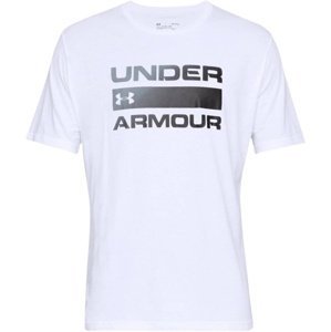 Pánské triko Under Armour Team Issue Wordmark SS - white - M - 1329582-100