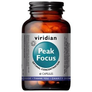 Viridian Nutrition Viridian Peak Focus 60 kapslí Organic