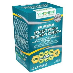 VemoHerb Eastern Adaptogen 60 kapslí VÝPRODEJ 10.2023