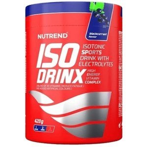 Nutrend Isodrinx 420 g - černý rybíz + Bidon 2019 500 ml žlutý ZDARMA