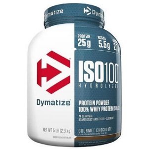 Dymatize Iso 100 Hydrolyzed Whey Protein Isolate 2264 g - čokoláda/arašídové máslo