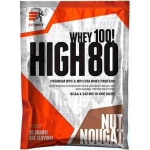Extrifit High Whey 80 vzorek 30 g - lískový ořech