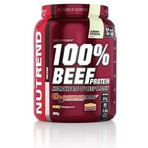 Nutrend 100% Beef Protein 900g - čokoláda/lískový ořech