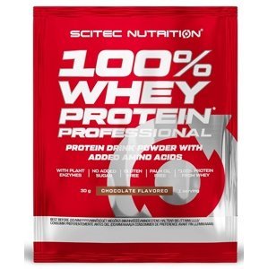 Scitec Nutrition Scitec 100% Whey Protein Professional 30 g - čokoláda/oříšek