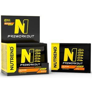 Nutrend N1 PRE-WORKOUT 10x17g - červený pomeranč