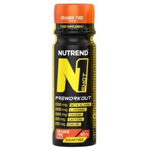 Nutrend N1 PRE-WORKOUT Shot 60 ml - pomeranč