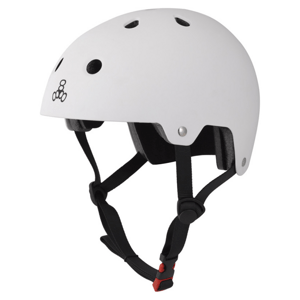 Triple Eight - Dual Certified Helmet EPS Liner White rubber - helma Velikost: S/M