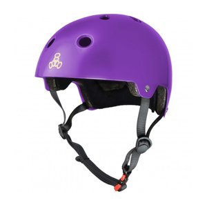 Triple Eight - Dual Certified Helmet EPS Liner Purple glossy - helma Velikost: L/XL