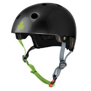 Triple Eight - Dual Certified Helmet EPS Liner Black Zest - helma Velikost: L/XL